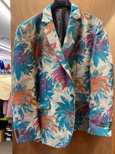 Load image into Gallery viewer, Kent &amp; Park Teal Blue Floral Print Blazer
