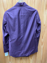 Load image into Gallery viewer, Alberto Nardoni Purple Slim Fit European Double Breasted Suit with Gold Buttons

