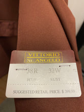 Load image into Gallery viewer, Vittorio St. Angelo Rust 3-piece Suit 38R
