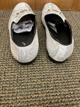 Load image into Gallery viewer, Successos White Floral/Paisley Print with silver buckle Slip-on Men&#39;s Red Bottom Dress Shoes Size 7-15
