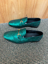 Load image into Gallery viewer, Successos Green Men’s Red Bottom Dress Shoes Sizes 7-15
