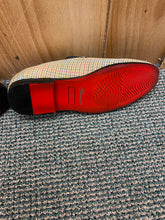 Load image into Gallery viewer, Successos Tan Plaid red bottom slip-on dress shoes sizes 7-15
