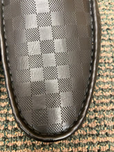 Load image into Gallery viewer, Terroni Italian Design Black Slip-on Men&#39;s Dress/Driver Shoes with LV Buckle
