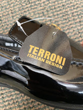 Load image into Gallery viewer, Terroni Italian Design Black Patent Leather Men’s Slip-on Formal Dress/Tuxedo Shoes
