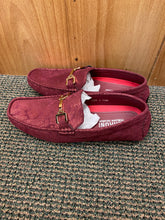 Load image into Gallery viewer, Terroni Italian Design Burgundy Paisley Print Men's Slip-on Dress/Driver Shoes
