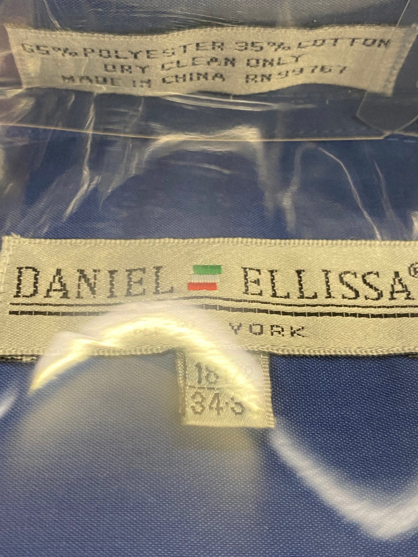 Daniel Ellissa DS3001 Royal Blue Convertible cuff Men’s Dress Shirt