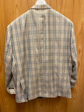 Load image into Gallery viewer, Vitali Beige Plaid 3-Piece Suit 58R M7115-1-NP

