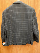 Load image into Gallery viewer, Sergio Martini Black Plaid Suit 56R 60754-1
