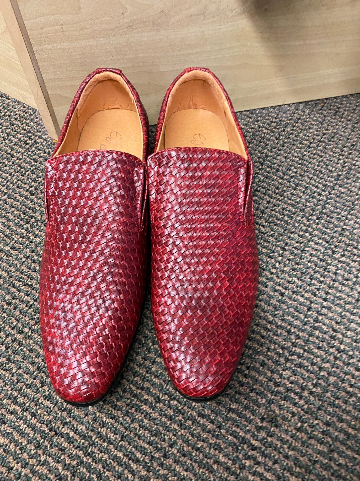 EJ Samuel Red Slip-on shoes size 10.5