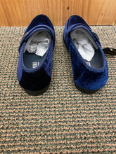 Load image into Gallery viewer, Terroni Italian Design Navy Blue Suede-like Smoking Slip-on Men’s Dress Shoes
