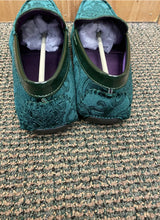 Load image into Gallery viewer, After Midnite Green Paisley Slip-on Men&#39;s Dress/Prom Shoes Sizes 7-13 Style 6913
