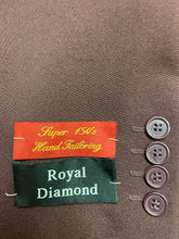 Load image into Gallery viewer, Royal Diamond Burgundy 2-Piece Suit 44R FP1229
