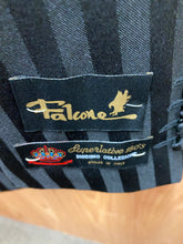 Load image into Gallery viewer, Falcone Black Shadow Stripe 3-Piece Suit 38L
