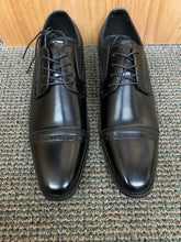 Load image into Gallery viewer, Giorgio Venturi Black Men's Leather Lace Up Dress Shoe Style 6985
