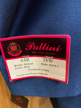 Load image into Gallery viewer, Pallini Blue and Grey 3-Piece Suit 44R
