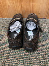 Load image into Gallery viewer, Terroni Italian Design Gold Paisley Print Men&#39;s Slip-on Dress/Driver Shoe 8.5-13
