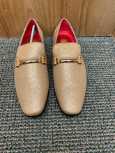 Load image into Gallery viewer, After Midnite Tan Smoking Slip-on Men’s Red Bottom Dress/Prom Shoes Style: 6993
