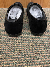 Load image into Gallery viewer, Terroni Italian Design BLACK Suede-like Smoking Slip-on Men’s Dress Shoes
