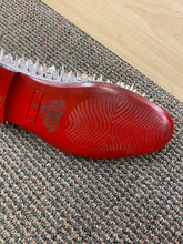Royal Shoes Black Spikes/Rhinestone Red Bottom Men's Slip-on  Dress/Prom Shoes