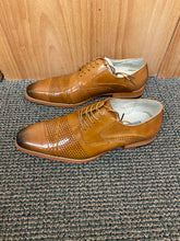 Load image into Gallery viewer, Giovanni Marcello Tan Leather Hand-made Lace-up Dress Shoes
