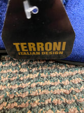 Load image into Gallery viewer, Terroni Italian Design Navy Blue Suede-like Smoking Slip-on Men’s Dress Shoes
