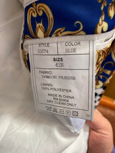 Load image into Gallery viewer, Cielo Blue Versace Print Blazer 36R-54R
