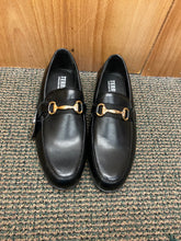 Load image into Gallery viewer, Terroni Italian Design Black Men’s Slip-on Dress Shoes
