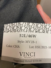 Load image into Gallery viewer, Vinci Gray Houndstooth 3-Piece Modern Fit Suit
