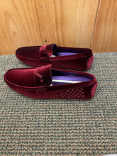 Load image into Gallery viewer, After Midnight Burgundy Men’s Smoking Slip-on Dress/Driver Shoes Sizes 8-13  Style # 6952
