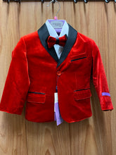 Load image into Gallery viewer, Jodano Collection Italy RedVelvet Boy’s 5-Piece Tuxedo

