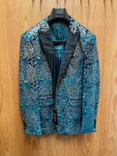 Load image into Gallery viewer, Cielo Green 1-Button Blazer
