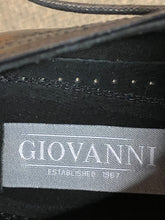 Load image into Gallery viewer, Giovanni Miles Black Leather Hand-made Lace-up Dress Shoes
