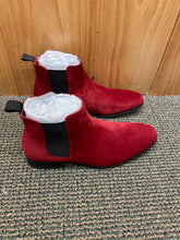 Load image into Gallery viewer, Montique International S-50 Burgundy Suede Men’s Slip-on Boots
