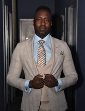 Load image into Gallery viewer, Steven Land | Zeus 3 PC Suit | Classic Fit | Sand ZEUSSL7764044R
